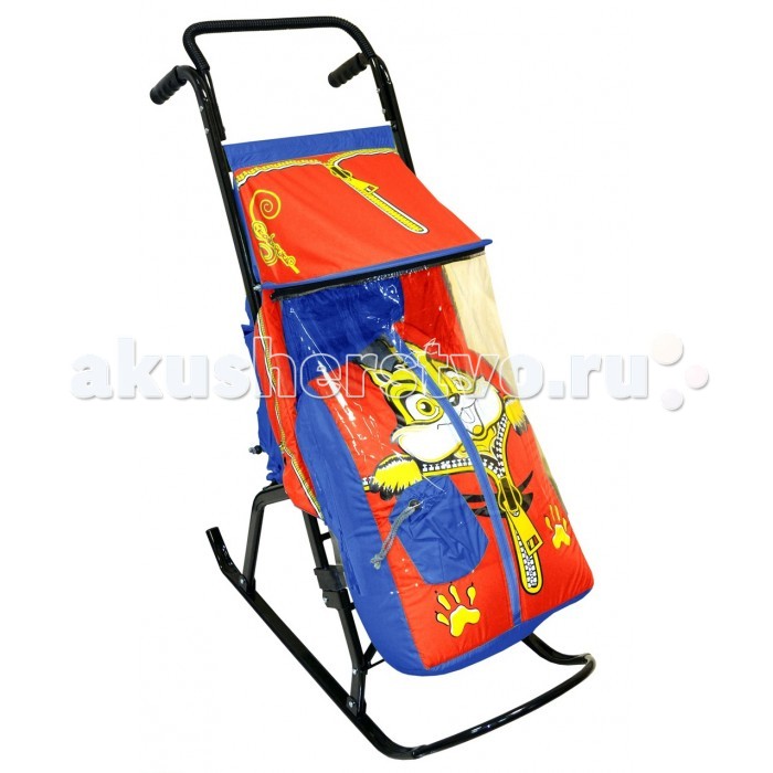 Санки-коляски R-Toys Снегурочка 2-Р Бельчонок