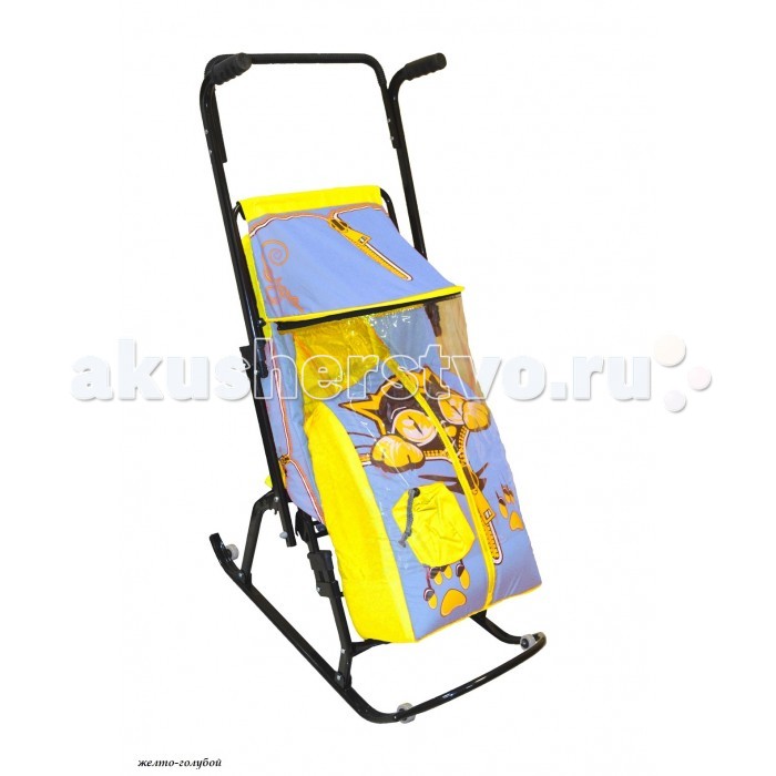 Санки-коляски R-Toys Снегурочка 4-Р Котенок