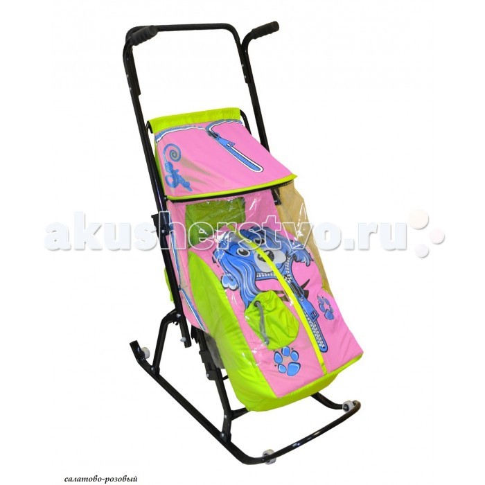 Санки-коляски R-Toys Снегурочка 4-Р Собачка