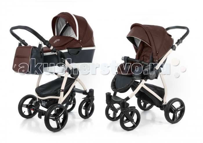 Коляска Esspero Newborn Lux Alu 2 в 1 шасси Beige