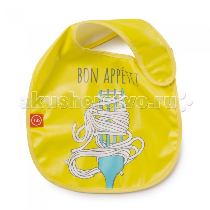 Нагрудник Happy Baby на липучке Waterproof Baby Bib