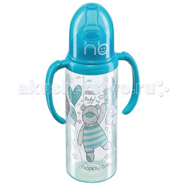 Бутылочка Happy Baby Feeding Bottle с силиконовой соской 250 мл