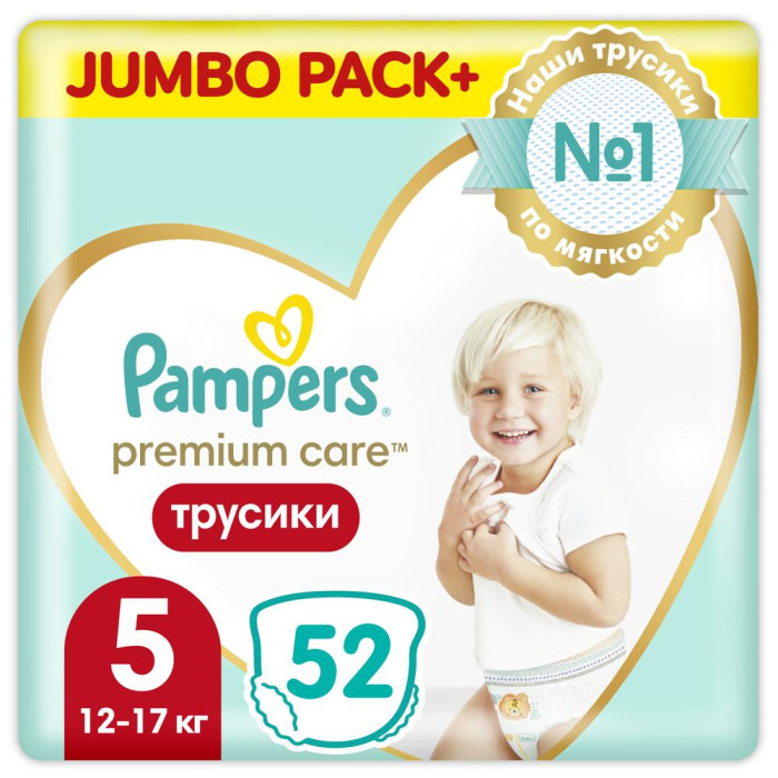 Pampers Трусики Premium Care Pants р.5 (16+ кг) 60 шт.