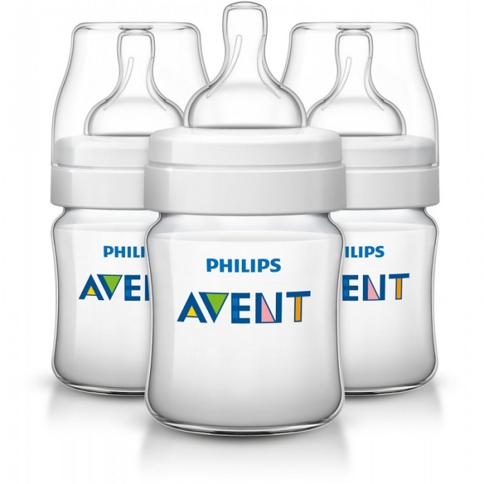 Бутылочка Philips-Avent Classic+ 3 шт. 125 мл