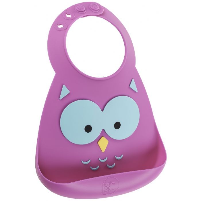 Нагрудник Make my day Baby Bib Owl