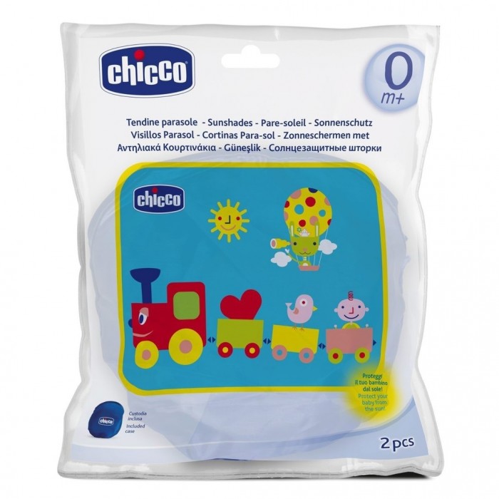 Chicco Защитные шторки для автомобиля Паровозик 2 шт.