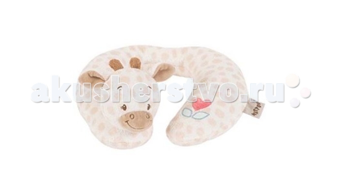 Nattou Подголовник Neck pillow Jack Charlotte & Rose Жираф