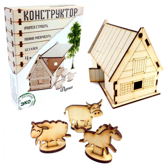 

Конструктор Model Toys Деревянный Ферма Dom 5