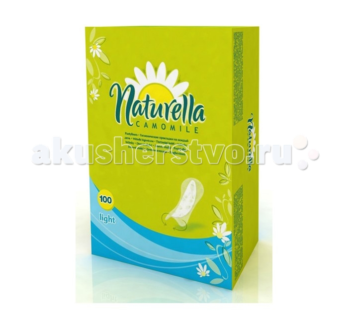 

Naturella Женские гигиенические прокладки на каждый день Camomile Light 100 шт.