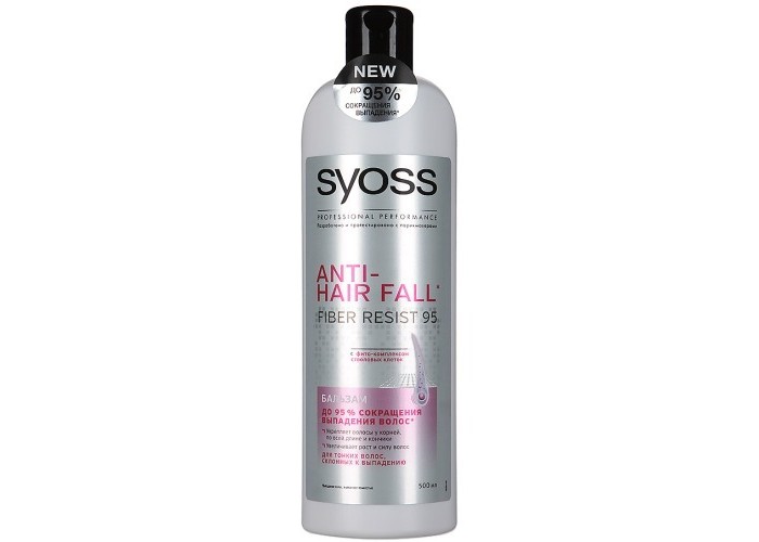 

Syoss  Anti-Hair Fall Бальзам для тонких волос склонных к выпадению 500 мл