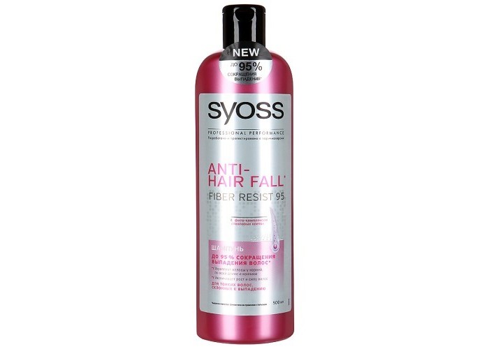 

Syoss  Anti-Hair Fall Шампунь для тонких волос склонных к выпадению 500 мл