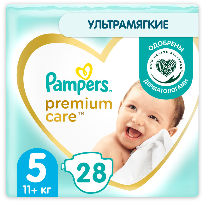 Pampers Подгузники Premium Care Эконом р.5 (11-18 кг) 44 шт.