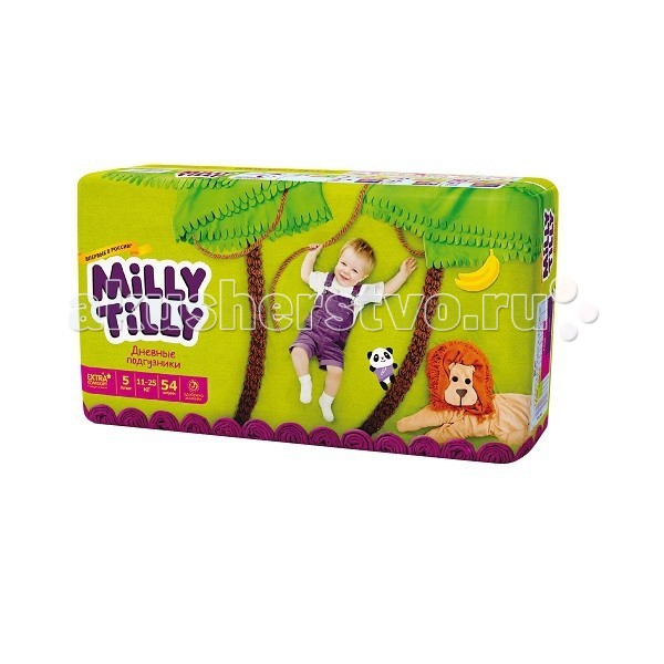 Milly Tilly Дневные подгузники Юниор 5 11-25 кг 54 шт.