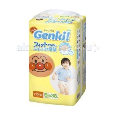 Genki Трусики Nepia Big Big (13-25 кг) 26 шт