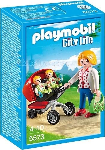 

Playmobil Детский сад Мама с близнецами в коляске