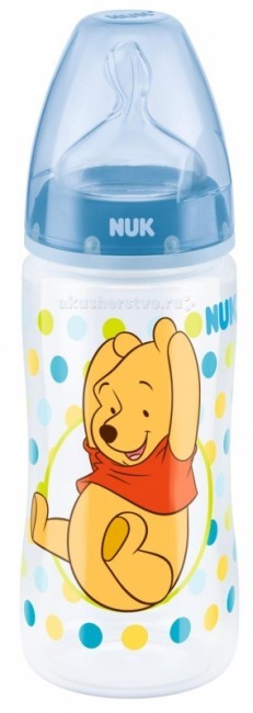 Бутылочка Nuk First Choice Disney пластик силиконовая соска 300 мл