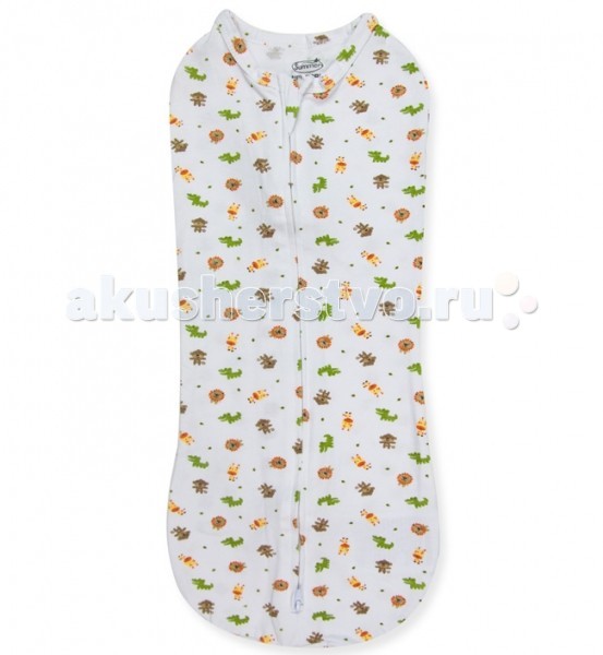 Спальный конверт Summer Infant Swaddlepod для пеленания на молнии